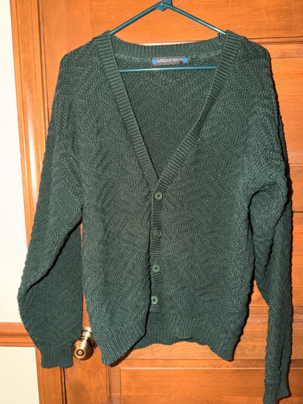 Vintage Architect Knit V-Neck Cardigan 🌲